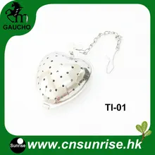 300 шт/партия многоразовые сетчатые фильтры для чая с цепочкой из нержавеющей стали аксессуары для чая Горячая TI-01