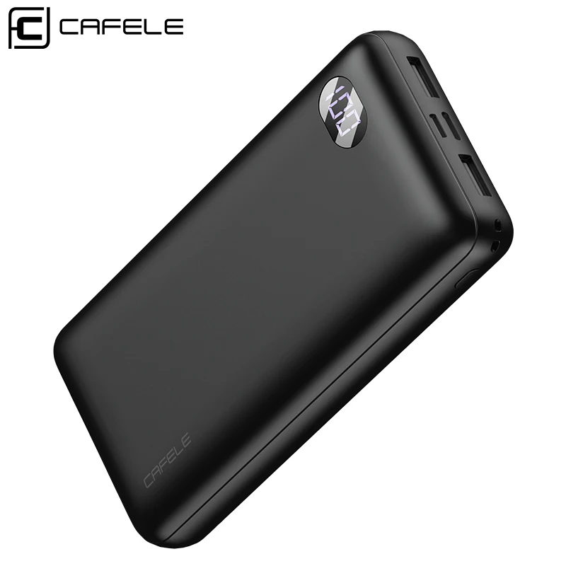 

CAFELE 20000mAh Power Bank Phone Fast Charging External Battery Charger for iPhone Samsung Huawei Xiaomi Universal Portable
