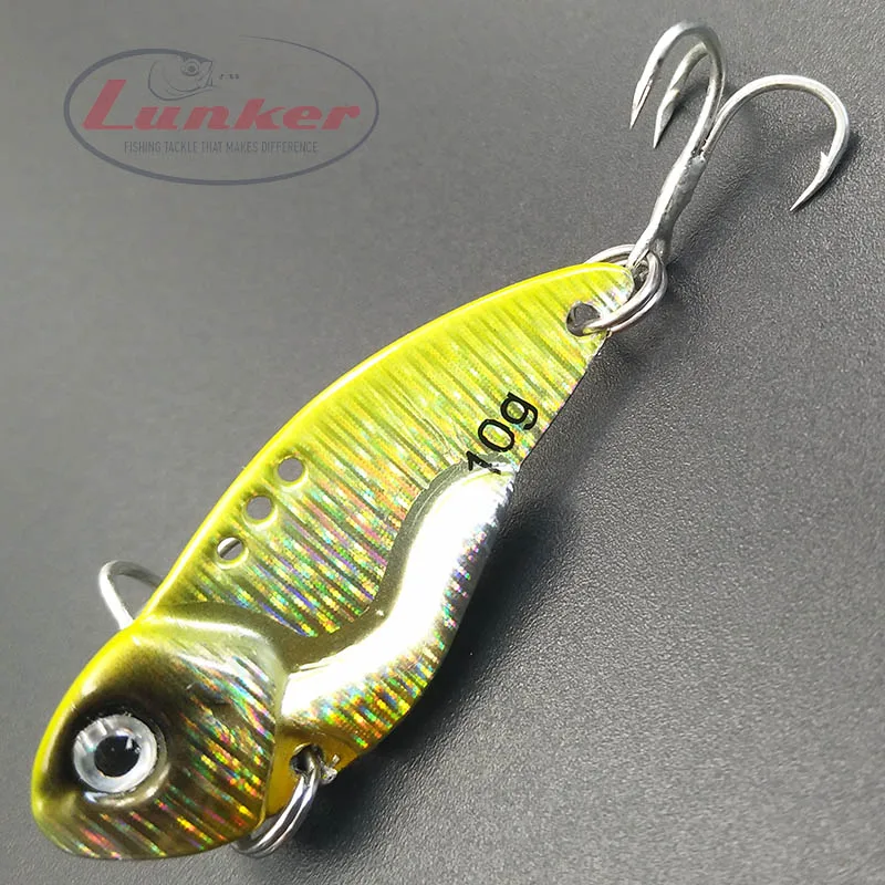 Lunker VIB 10 г 16 25 рыболовная приманка с заглушкой для окуня большим маленьким