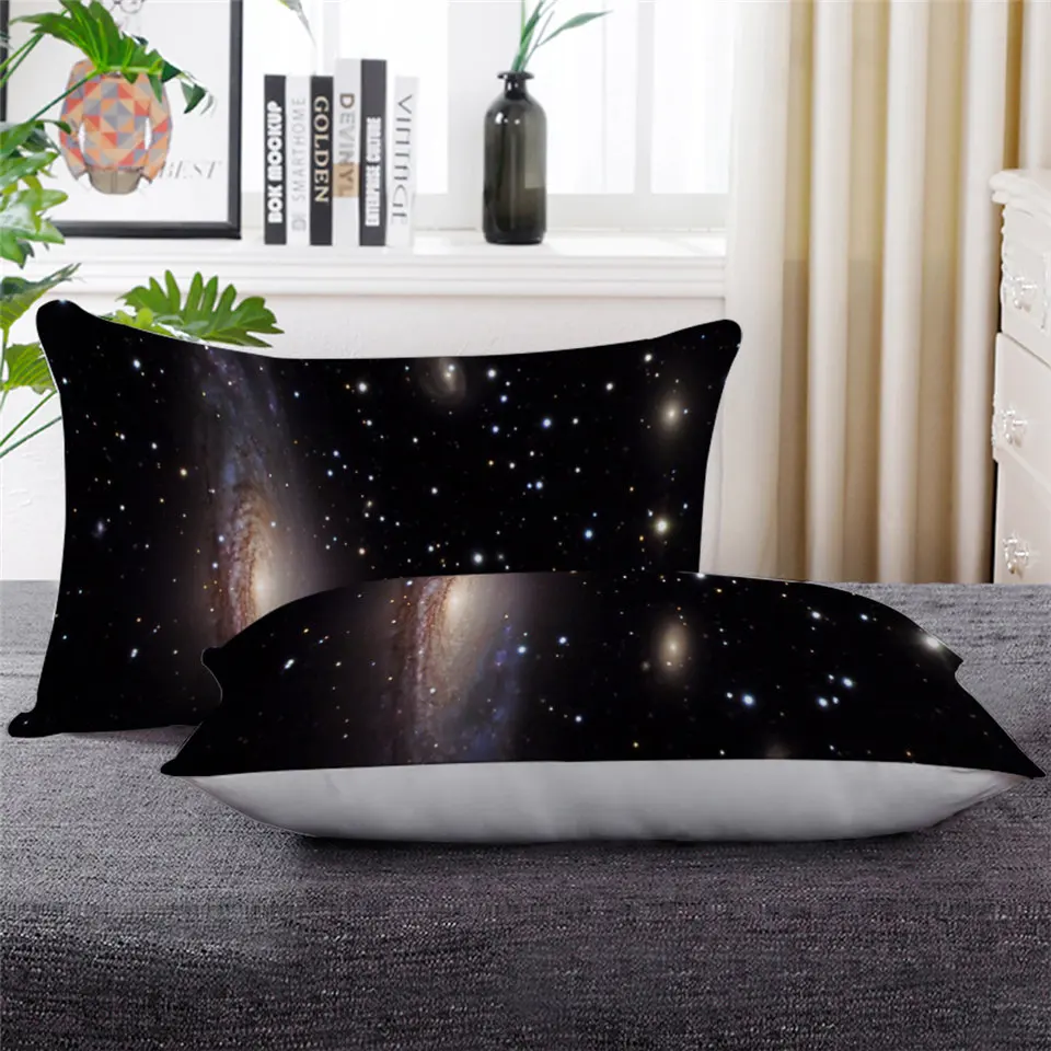 Постельное белье Outlet спальный пуховик Альтернативная Подушка Galaxy набивная подушка 50x75 см 3D Вселенная домашний текстиль almofada