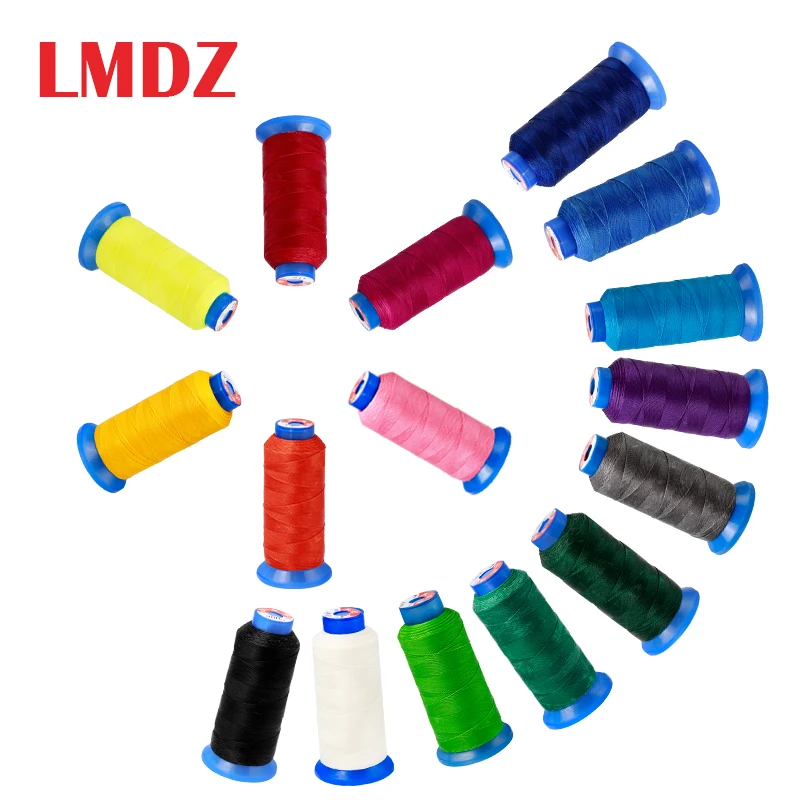 

LMDZ 1Pcs 0.5mm Round Waxed Thread 300D Waxed Polyester Thread leather Traditional hand stitching Purse Bags Craft bracelet