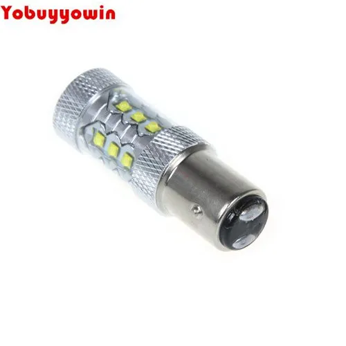 

Free Shipping 2 pcs/lot 80W 1157 1016 P21/5W BAY15D T25 High Power LED Car Tail Brake Stop Light Bulb Lamp White/Red/Amber