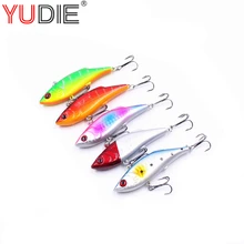 1Pcs 3D glasses VIB Hard Baits 7 5cm 10g lead feed fish fishing bait Hard Baits