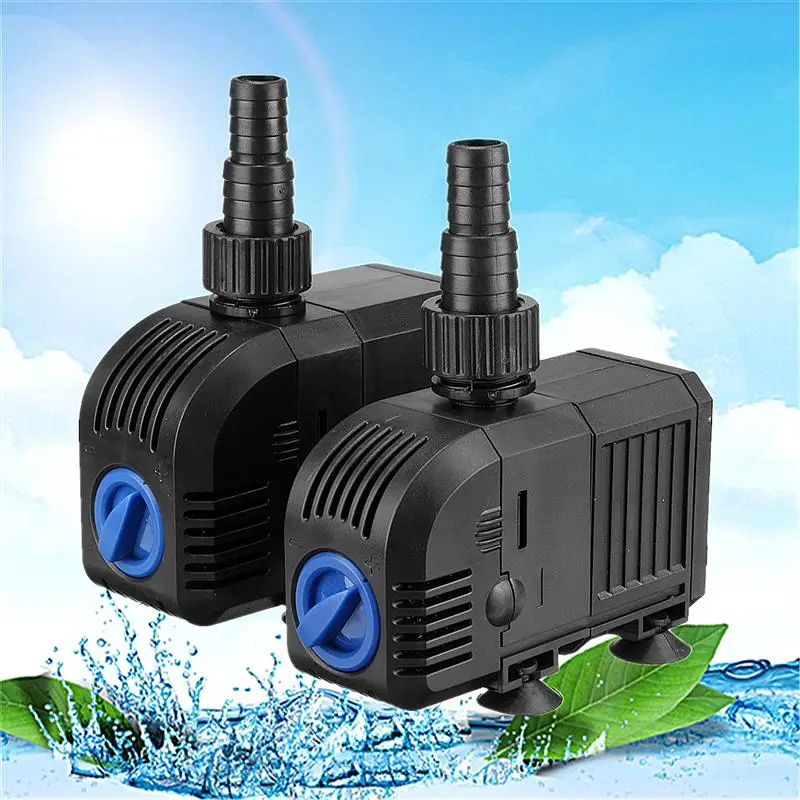 7W-500LPH, 8W-600LPH Multifonctional погружной водяной насос 220V Аквариум садовые насосы для водопадов и фонтанов