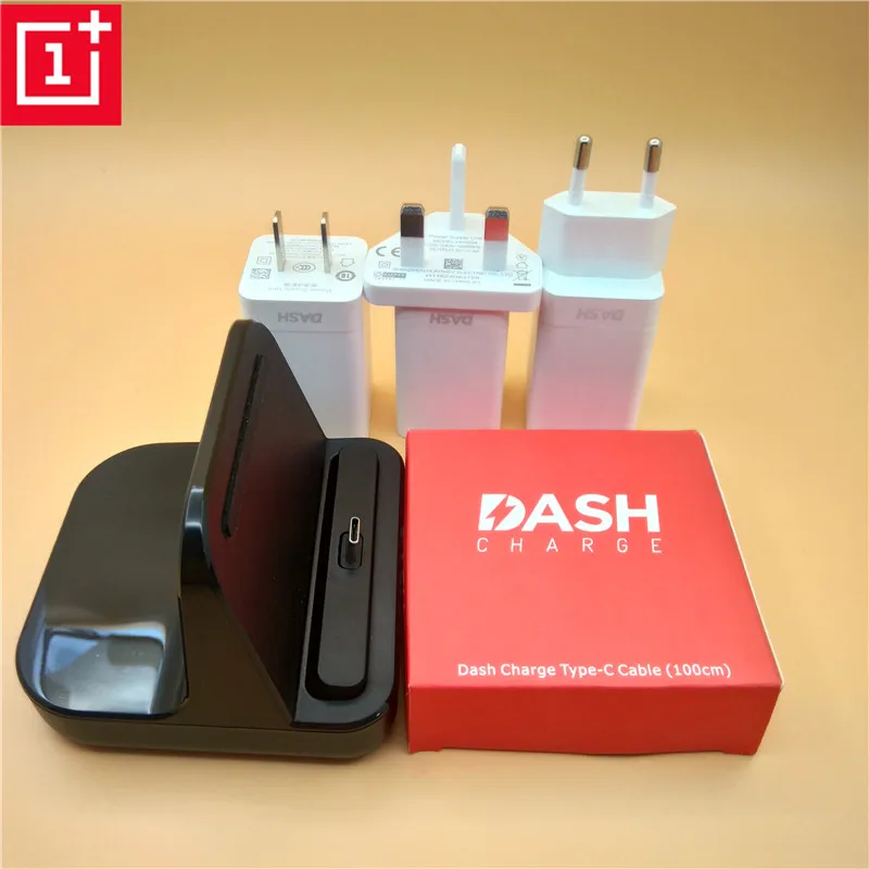 

Original Charging Cradle type c dash dock charger+5V4A dash wall charger+type c cable For Oneplus three five six 1+3/3T/5T/6/6T