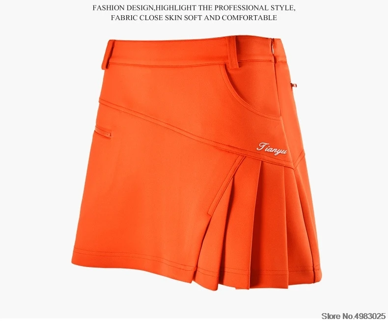 Женская плиссированная короткая юбка для гольфа летняя хлопковая Мягкая дышащая Спортивная юбка одежда для гольфа D0672