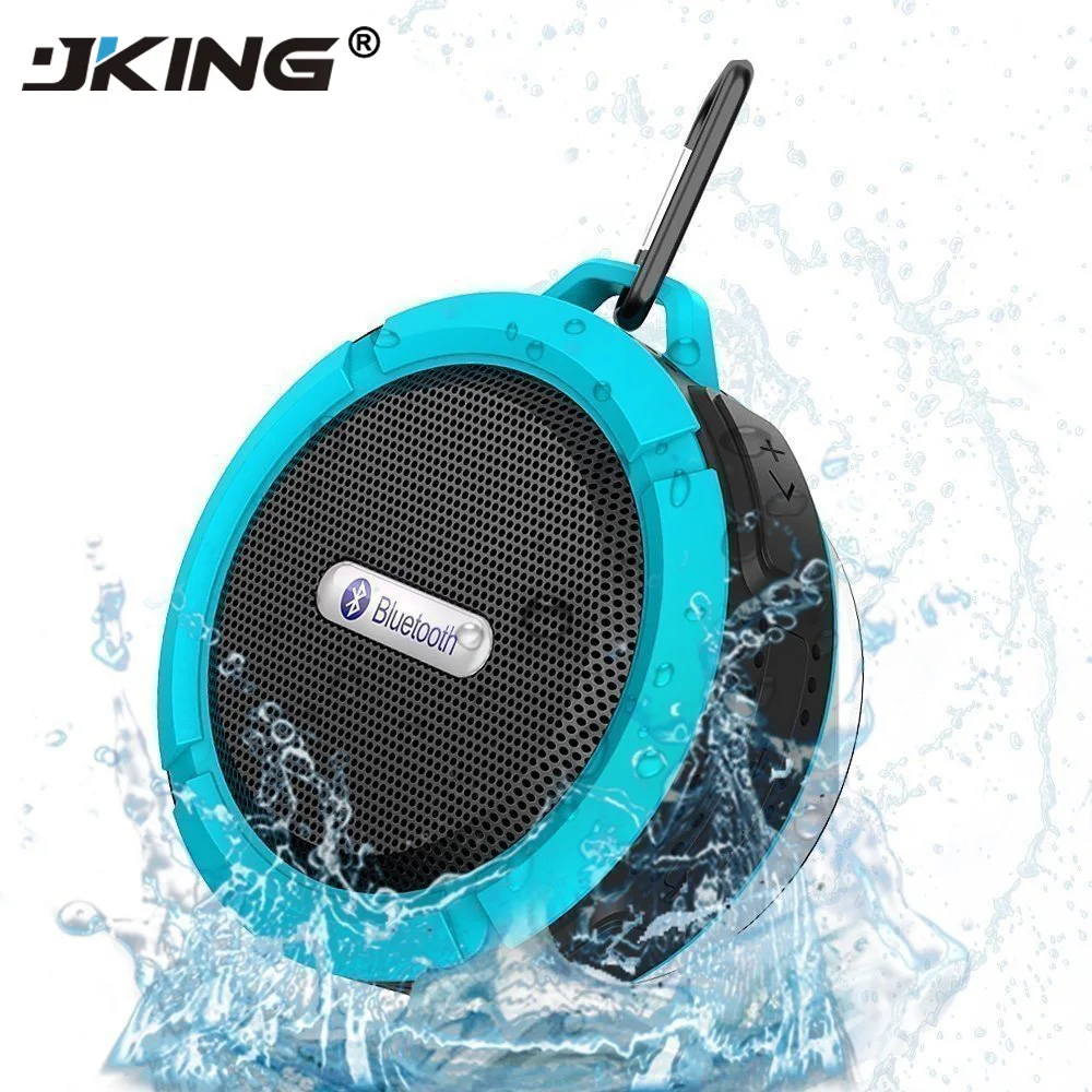JKING Outdoor Wireless Waterproof Bluetooth Speaker Multifunction Music