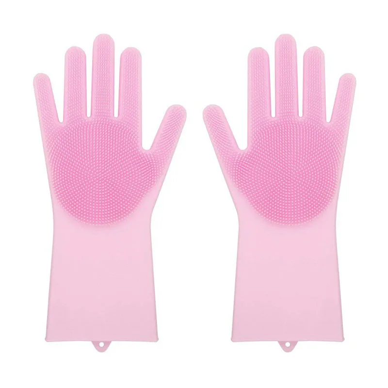 A-Pair-Magic-Silicone-Scrubber-Rubber-Cleaning-Gloves-Dusting-Dish-Washing-Pet-Care-Grooming-Hair-Car