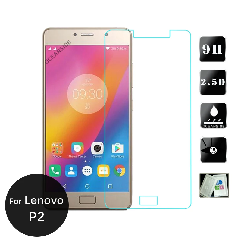 2 шт. для Lenovo Vibe P2 закаленное стекло защита экрана ультра тонкая 9H Защитная пленка