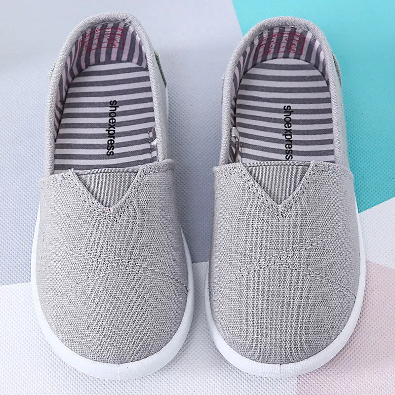 

2019 New Spring Shoes Children shoes Slip on Pure Color flats for Child baby loafers