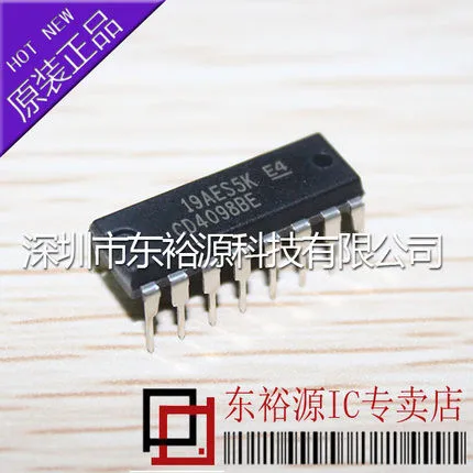 

10PCS CD4098BE DIP16 CD4098B DIP-16 CD4098 4098 New and original