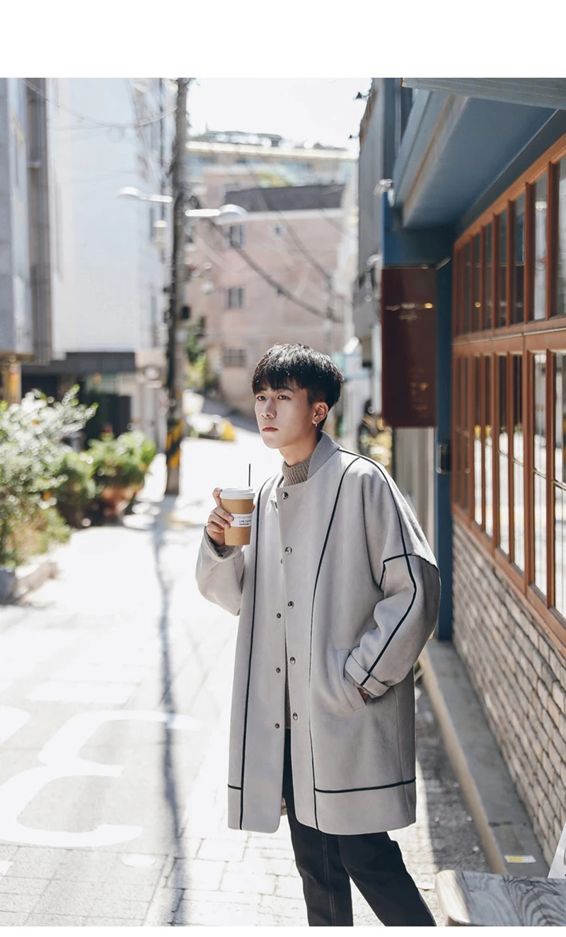 Warm Male Trench Coat Wool Liner Long Thick Fleece Jacket Men Fur Inside Parka Winter Jackets  (18)