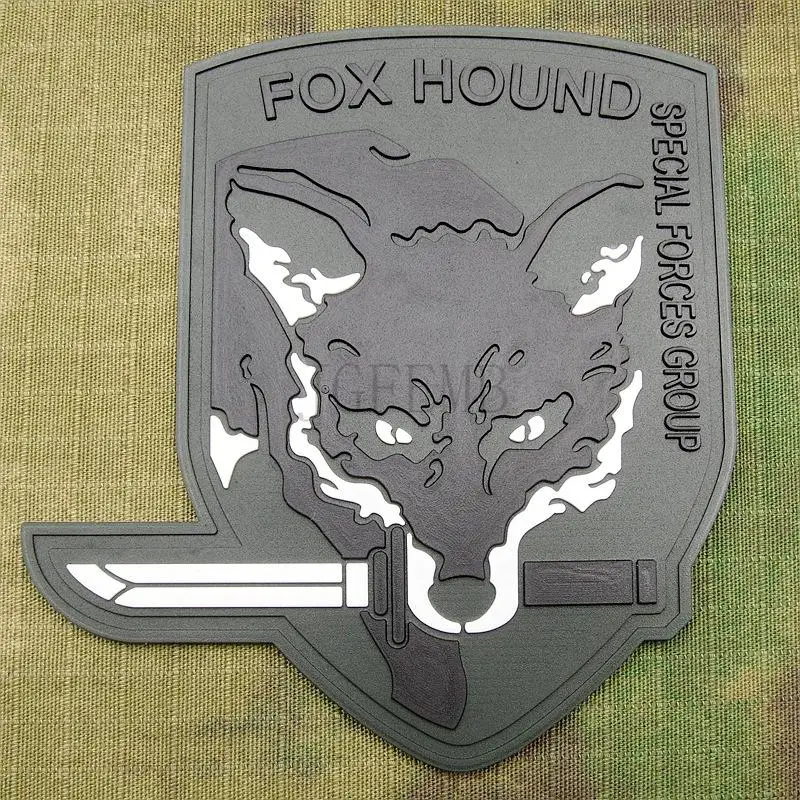 

Green Metal Gear Solid MGS FOXHOUND SPECIAL FORCE GROUP 3D PVC patch PB1422