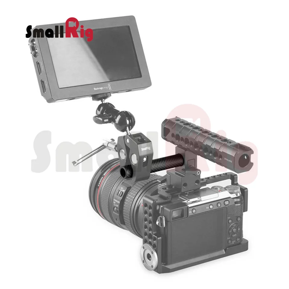 SmallRig 15 мм карбоновый стержень 4 дюйма длиной для 15 мм стержень светильник система поддержки веса DSLR камера Rig-1871(упаковка из 2