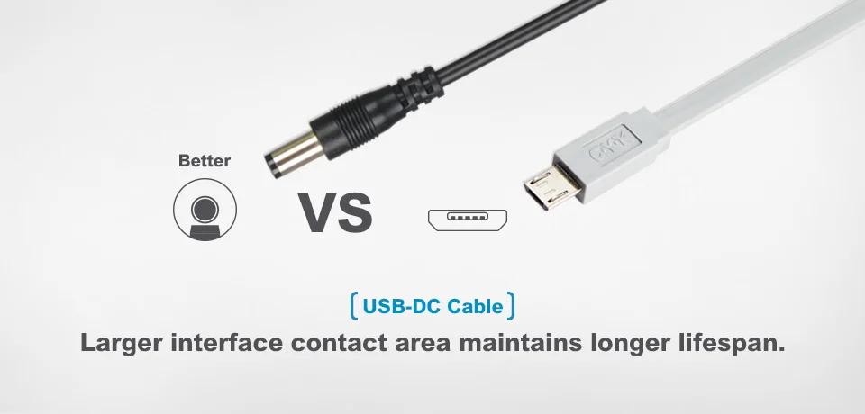 XTAR USB DC кабель DC порт специально предназначен для 5 в USB питания применяется к VC4 зарядное устройство, VC2 плюс мастер