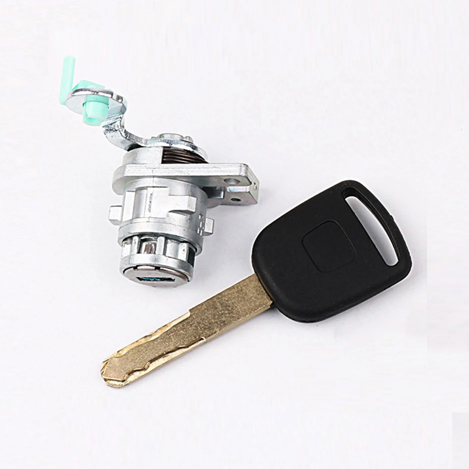 CHKJ Car Front Left Driver Side Door Lock Cylinder for HONDA ACCORD 2003 2004 2005 2006 2007 Auto Lock Cylinder KeyFree Shipping