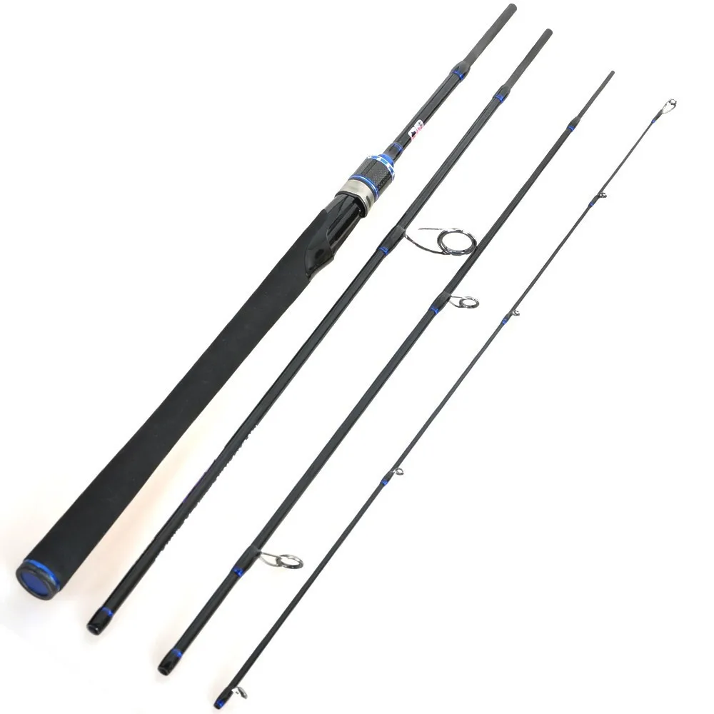 Haste de Giro Vara de Pesca da Carpa Canne a Peche 2.7m de Fibra de Carbono Médio Olta Seção Vara Isca Pólo 2.1m 2.4m Luz 4 15 Esporte e Lazer