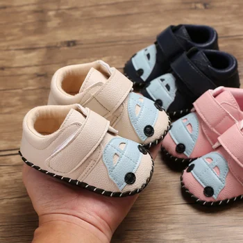 

Baby Boy Shoes Infant First Walkers Nonslip hard Sole Toddler Baby Shoes Hot Sale for 0-18M Sole Toddler Baby Shoes