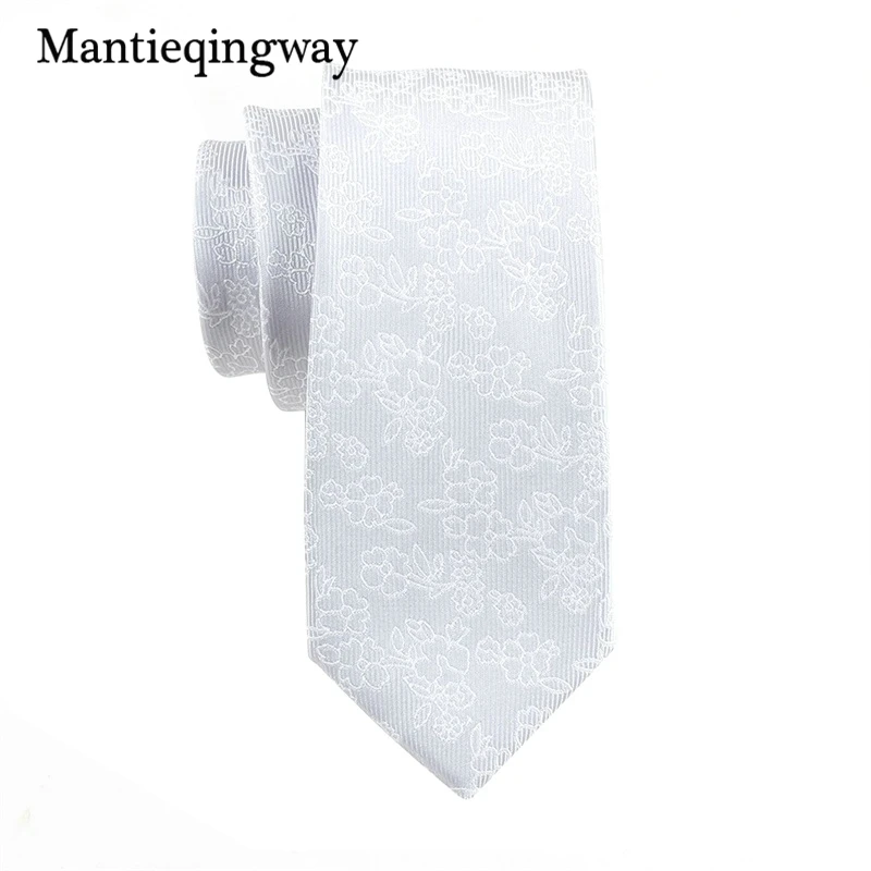 Mantieqingway 8 см деловые галстуки из полиэстера для мужчин брендовый галстук аксессуар свадебный Тощий шейный платок для костюма рубашка галстук