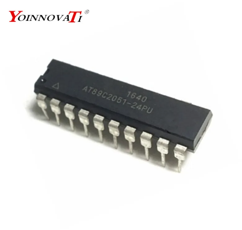 50 шт. AT89C2051-24PU AT89C2051 DIP-20 IC | Электронные компоненты и принадлежности