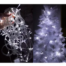 AC110V 220V 10 meter 100Leds string light waterproof holiday led lighting with controller 8 modes EU/US plug outdoor decoration