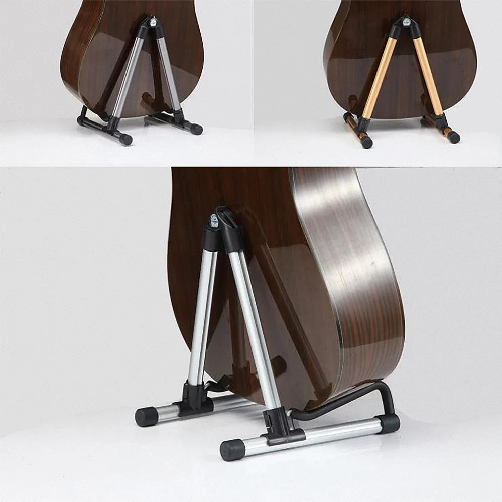 

SK20 Alloy Guitar Stand Universal Folding For Acoustic Electric Guitars Guitar Floor Stand Holder Excellent top quality