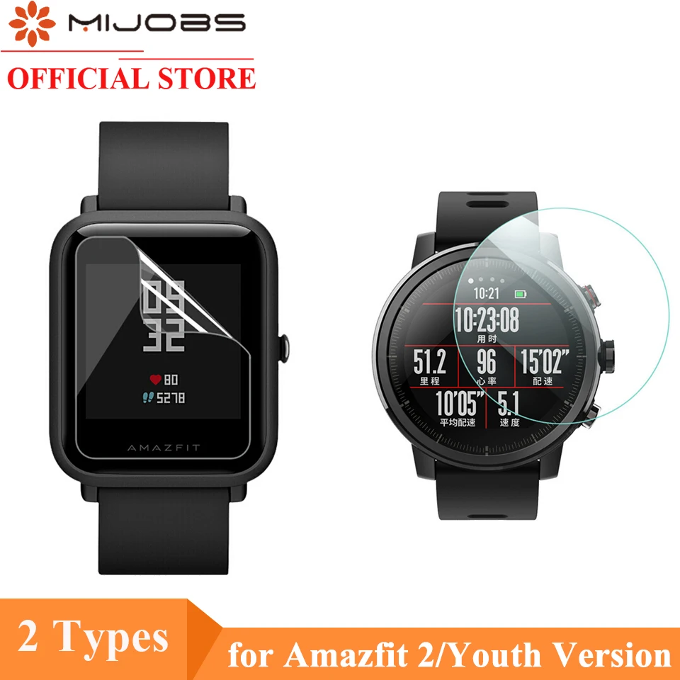 Mijobs 2 шт для Xiaomi Huami Amazfit GTS Bip PACE Lite Watch мягкая ТПУ Защитная пленка для экрана Nami(не закаленное стекло