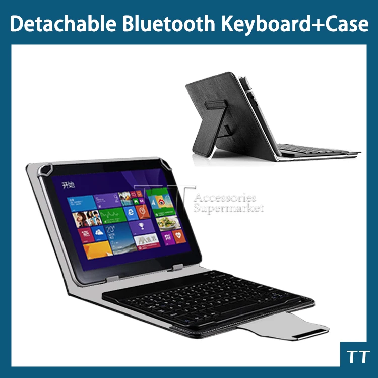 

Universal Bluetooth Keyboard with touchpad Case for Cube iwork10 ultimate 10.1"tablet Pc,Wireless Bluetooth Keyboard Case+gifts