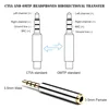 High Quality Metal 3.5mm Audio Jack Converter OMTP/CTIA Conversion Adapter Male To Female Stereo Audio Plug For Earphone ► Photo 2/6