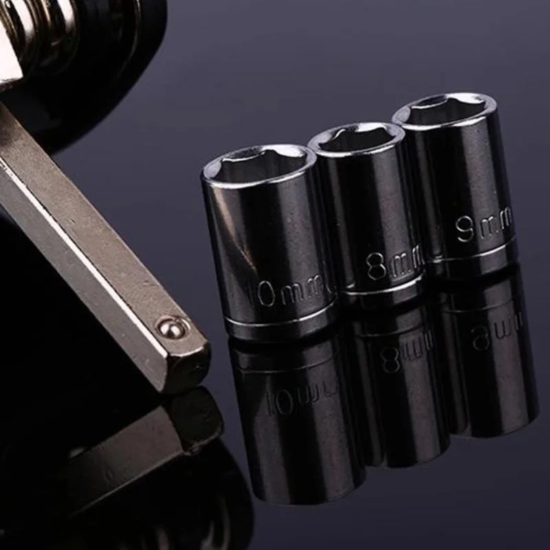 15 in 1 Multi Usage Bike Bicycle Repair Bike Tools Kit Hex Wrench Nut Tire repair Hex Allen Key Screwdriver Socket Extension Rod - Image 6