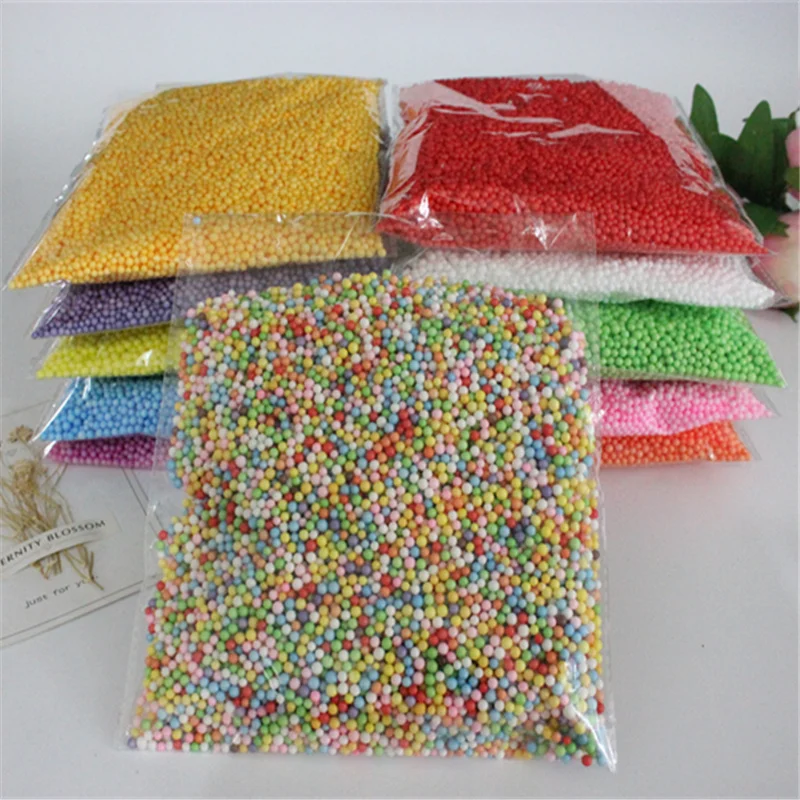 

Christmas Decoration 11 Colors 2-4mm Foam Balls Decorative Craft Bubble Ball Gift DIY Home Christmas Party Supplies