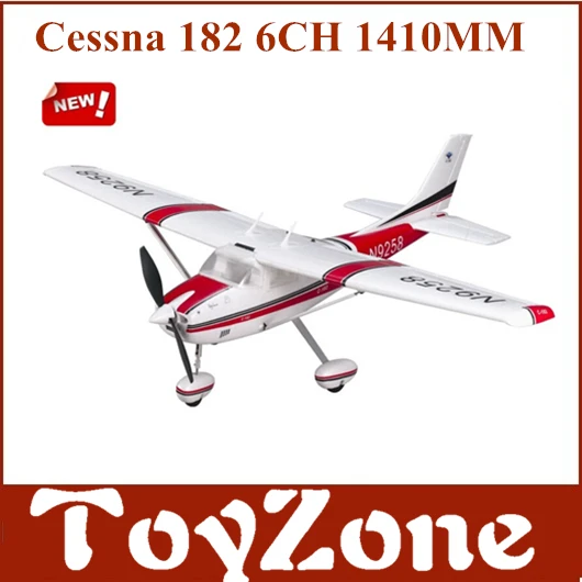 RC Airplanes Cessna 182 EPO Brushless version 1.41M 2.4Ghz 6 Channel remote control airplane