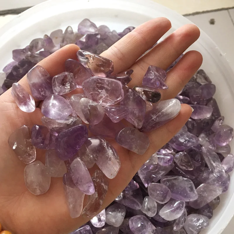 500g Natural Amethyst Purple Rock Crystal Quartz Amethystine Mineral