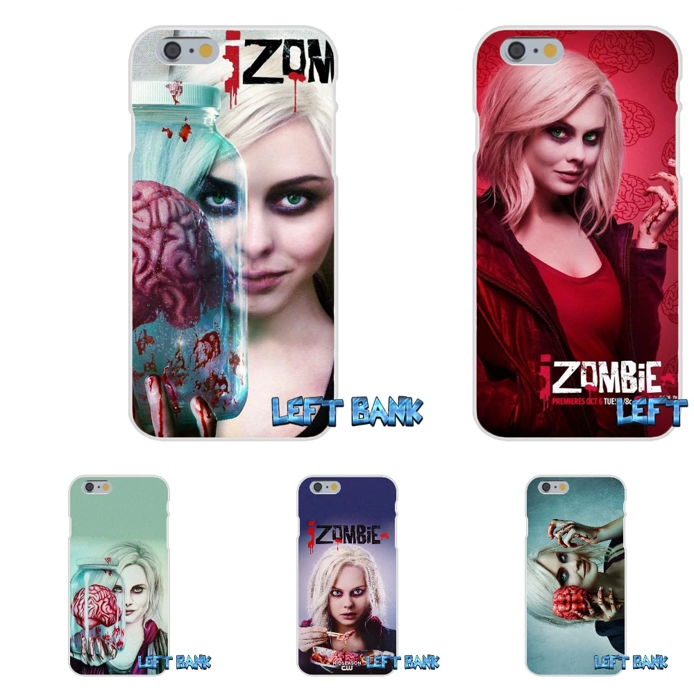 

Izombie Soft Silicone TPU Transparent Cover Case For iPhone 4 4S 5 5S 5C SE 6 6S 7 Plus