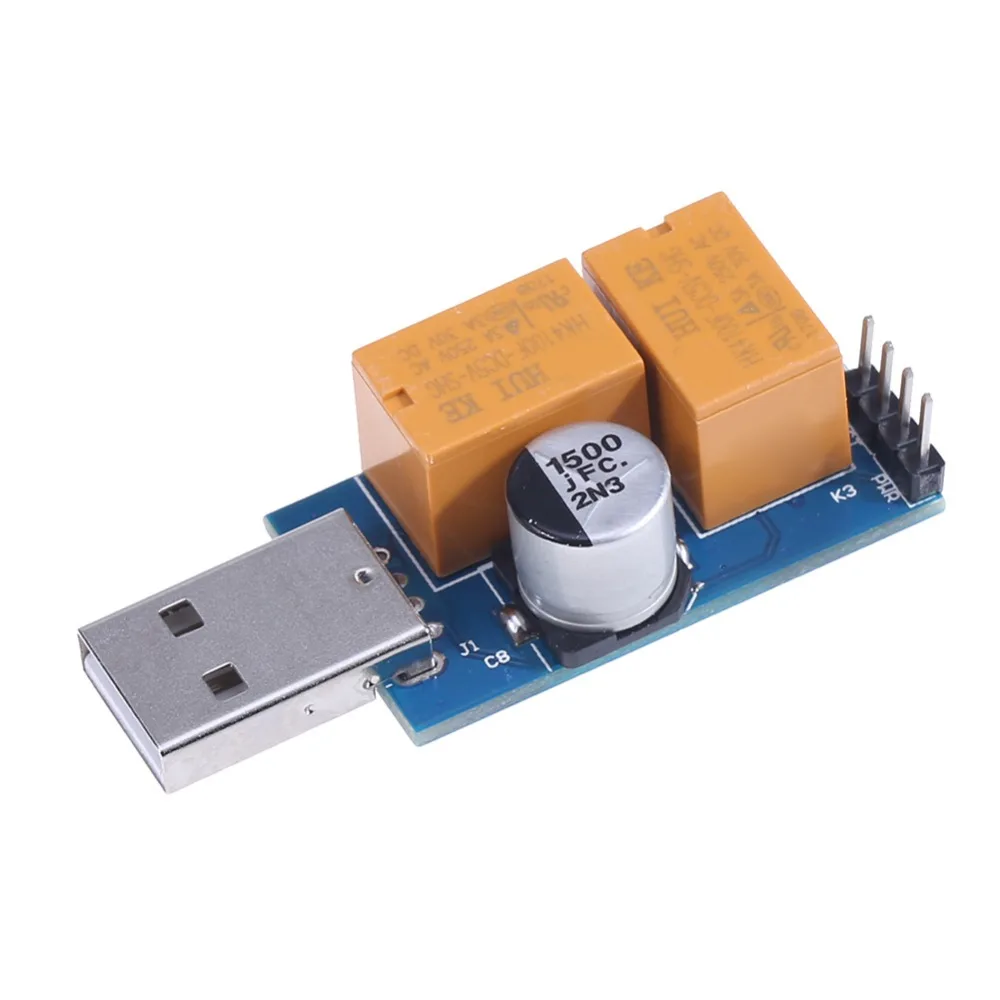 NEW Double Relay USB Watchdog Card Unattended Automatic