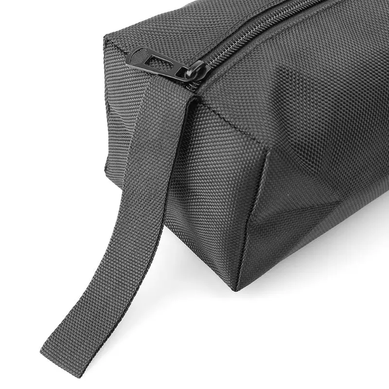 Черный Оксфорд холст сумки для инструментов на молнии аппаратные средства хранения инструментарий Путешествия Макияж ручн