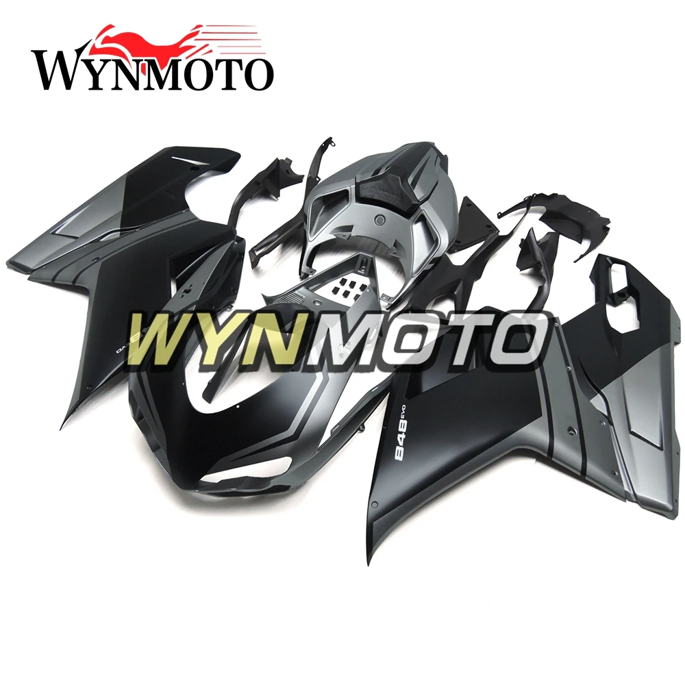 

Full Fairing Kit For Ducati 1198 1098 848 Year 07 08 09 10 11 12 Injection ABS Plastic Motorcycle Body Kit Silver Body Frames
