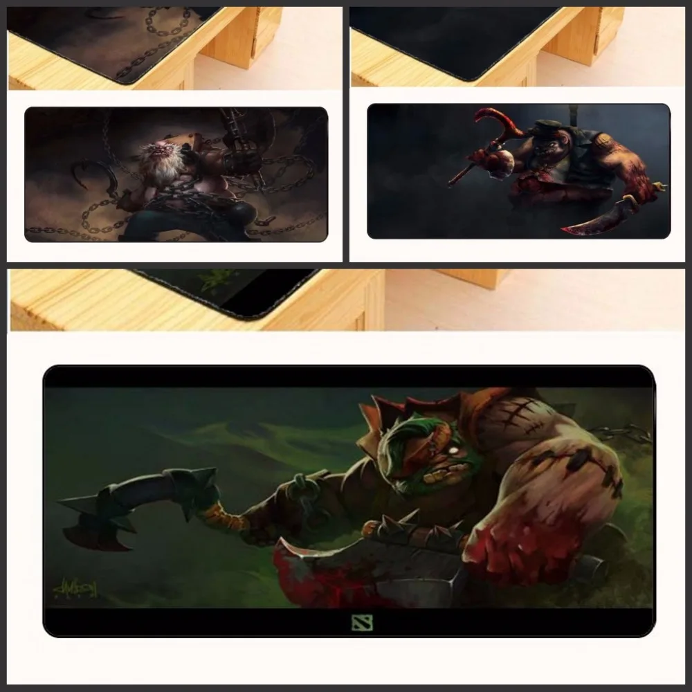 Yuzuoan Dota 2 бесплатная доставка XL большой игровой коврик для мыши клавиатуры