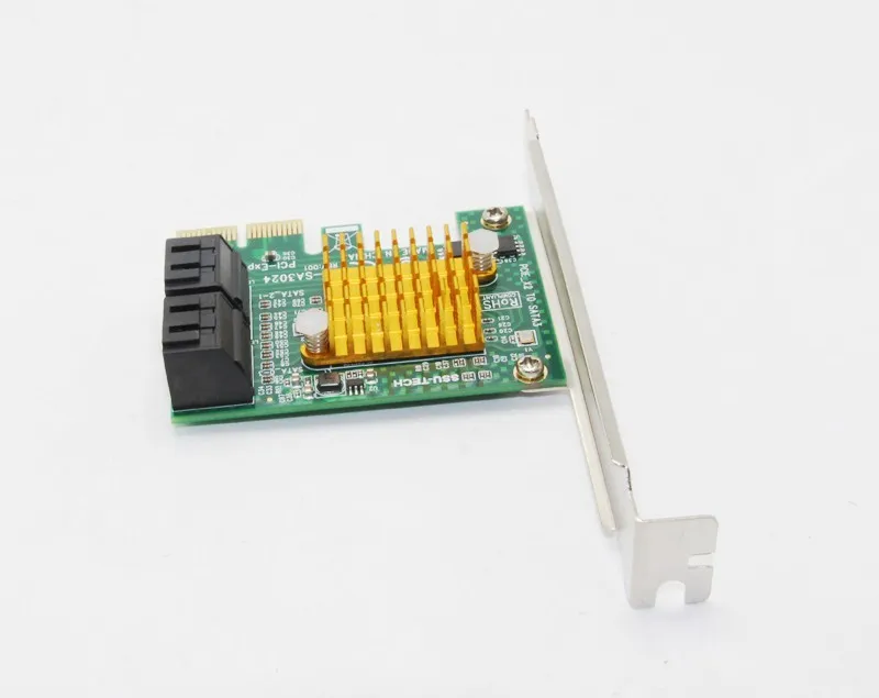 2X 4X 8X 16X PCI E карты Express для SATA 3 0 4 портовые III 6 Гбит/с расширительные платы адаптера