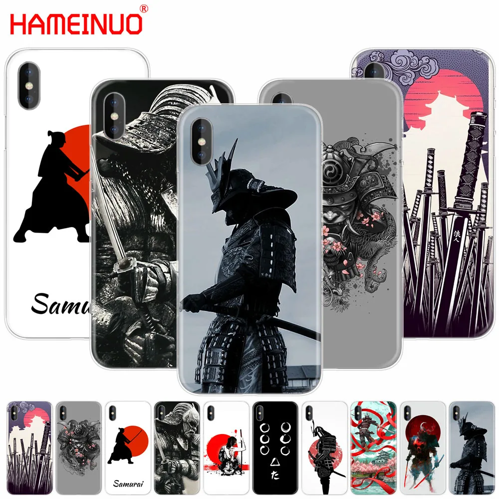 

HAMEINUO Samurai cell phone Cover case for iphone X 8 7 6 4 4s 5 5s SE 5c 6s plus