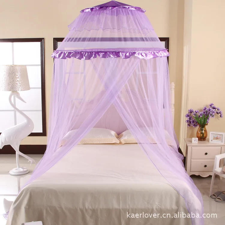 2017 New Summer Hanging Royal Princess bed Mosquito Nets Ceiling dome
