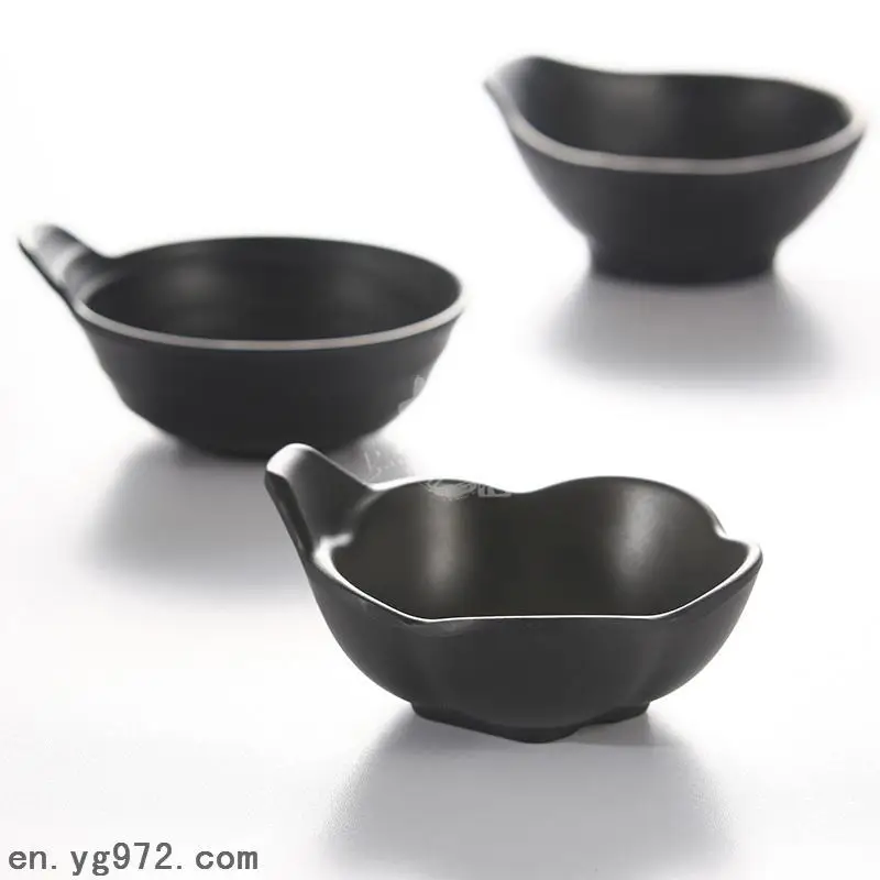 Japanese style high quality melamine bowl plastic plate condiment bowl