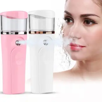 

Massager USB Handheld Nano Facial Mist Cold Spray Hydrating Sprayer Humidifier Atomization Mister Massage Relaxation