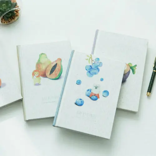 

A6 Creative Fruit Simple Hardcover Notebook Creative Student Diary Notebook