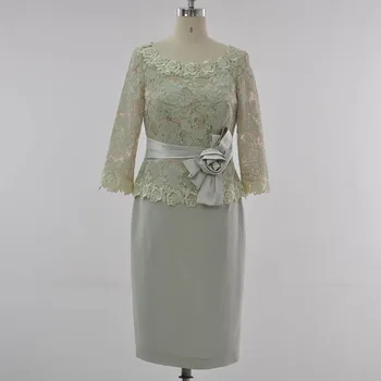 

New Sleeveless Neck Slim Lace Embroidered Silk Polyester Blend Straight Dress