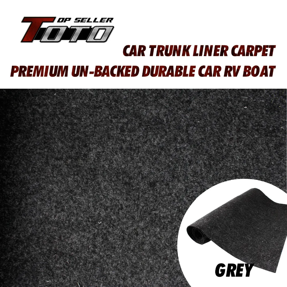 

100"x80" 255x200cm Car RV Boat Truck 4x4 Pick Up Interior Floor Underfelt Carpet Heat Sound Proofing Mat Liner Black/Grey