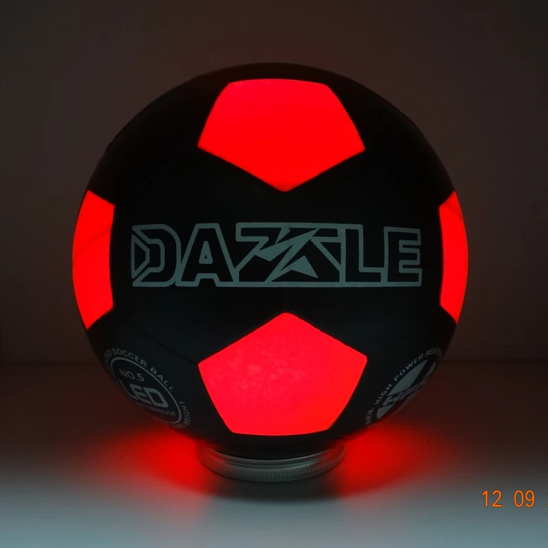 Led soccer ball light up soccer ball the ball can be lighted up in dark