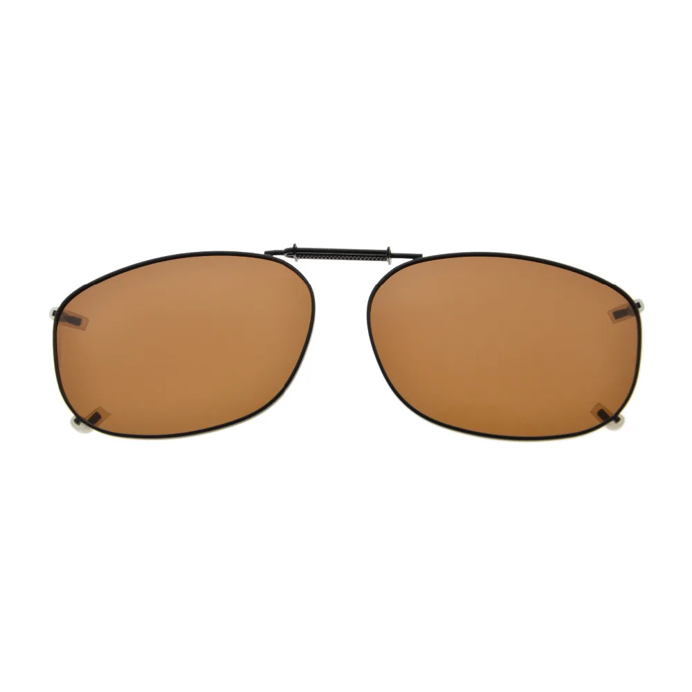 C67 Eyekepper металла Рамки обода поляризованные линзы клип на Солнцезащитные очки для женщин 54*37 мм