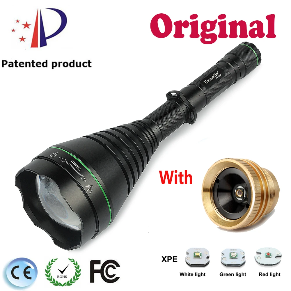 UniqueFire 1508 75mm Torch IR 850nm Hunting Flashlight With 75mm Diameter Lens 3 Mode Waterproof Lamp Torch+Drop-in XPE Led Pill UniqueFire 1508 75mm Torch IR 850nm Hunting Flashlight With 75mm Diameter Lens 3 Mode Waterproof Lamp Torch+Drop-in XPE Led Pill