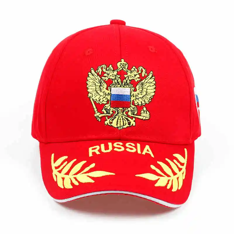 Новое поступление, российский знак, бейсбольная Кепка с вышивкой, высокое качество, унисекс, Снэпбэк Кепка, мужские уличные спортивные шапки, женские повседневные кепки - Цвет: red 2